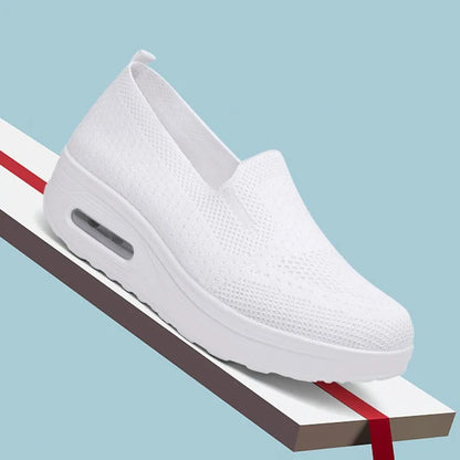 Chaussures décontractées confort pour femme à enfiler – style marche et soutien quotidien
