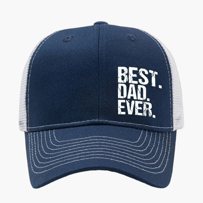 Casquette style trucker pour homme - Meilleur Papa - Accessoire décontracté fête des pères