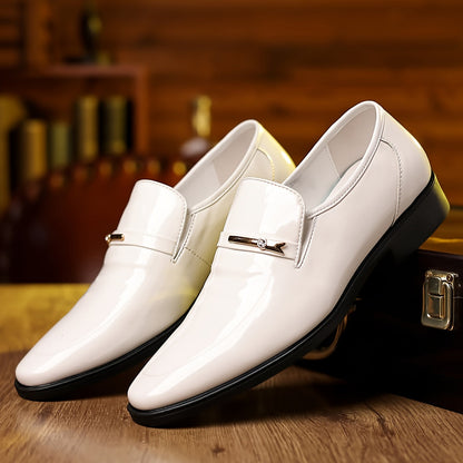 Chaussures habillées pour homme style mocassin à enfiler – Élégance formelle et confort quotidien