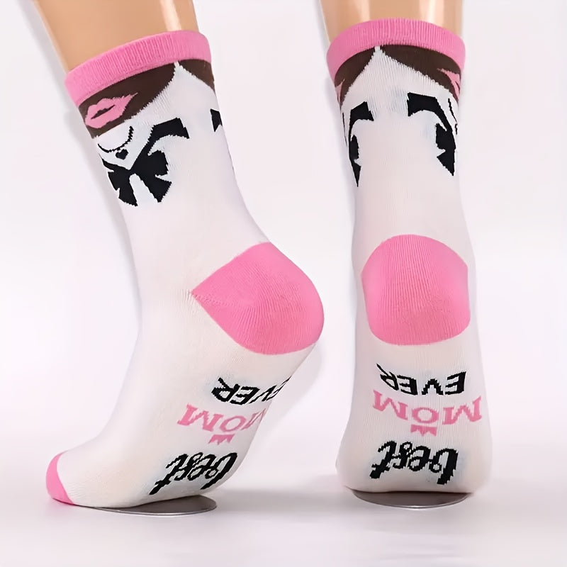 Women's novelty socks - Best Mom in the World - Original Mother's Day gift