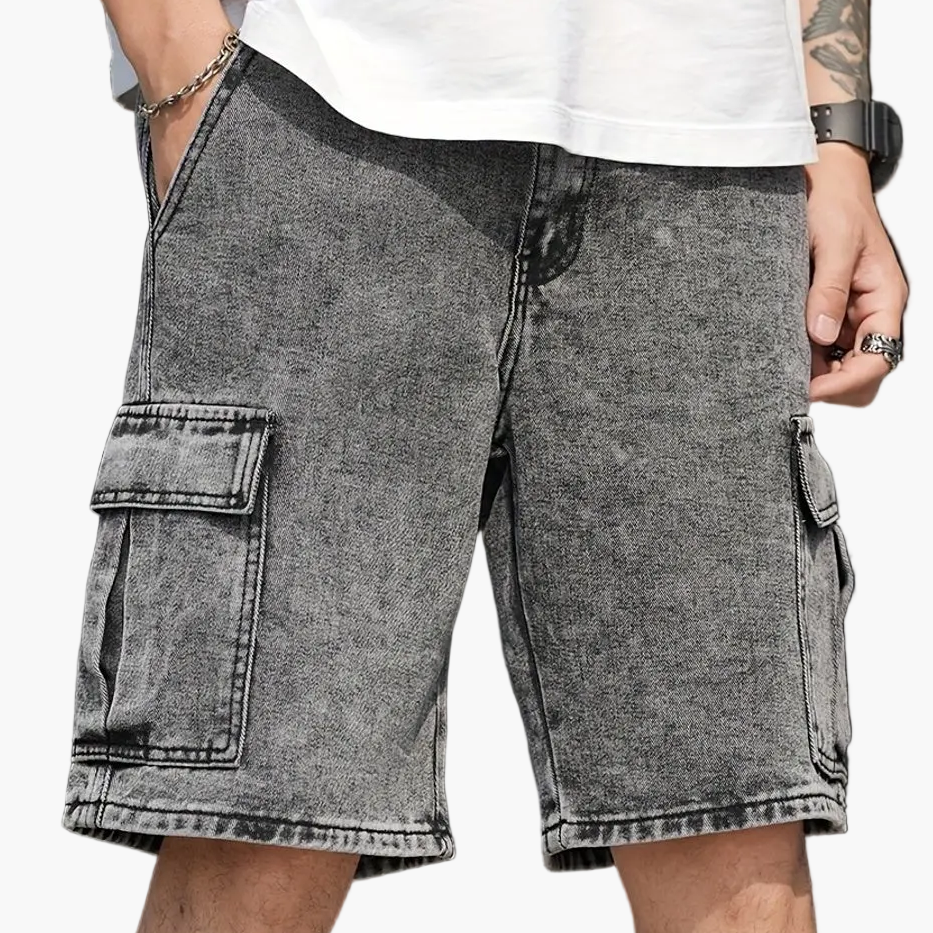 Short cargo casual da uomo stile urbano versatile