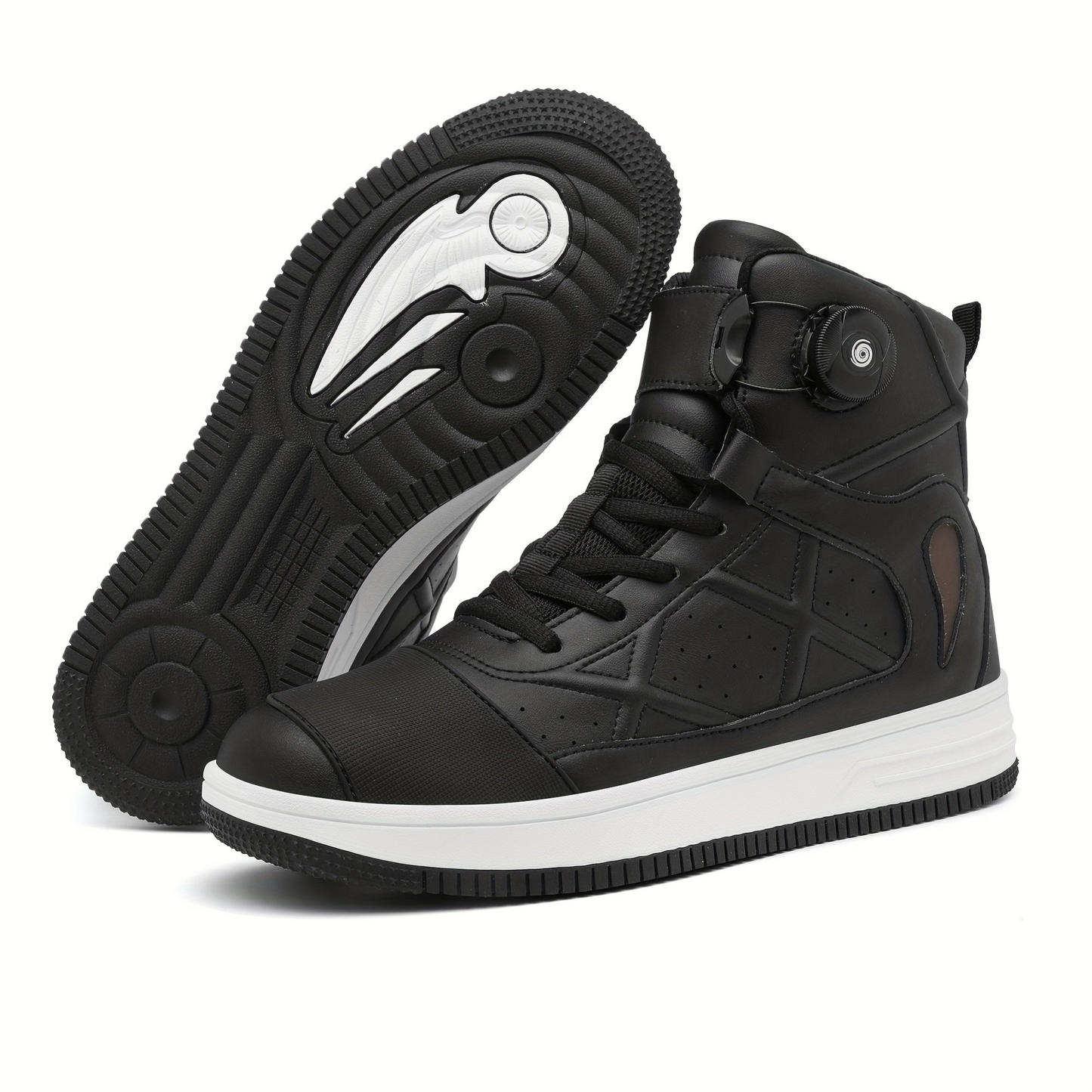 Men's High-Top Sneakers – Dial Lock System Sport Shoes