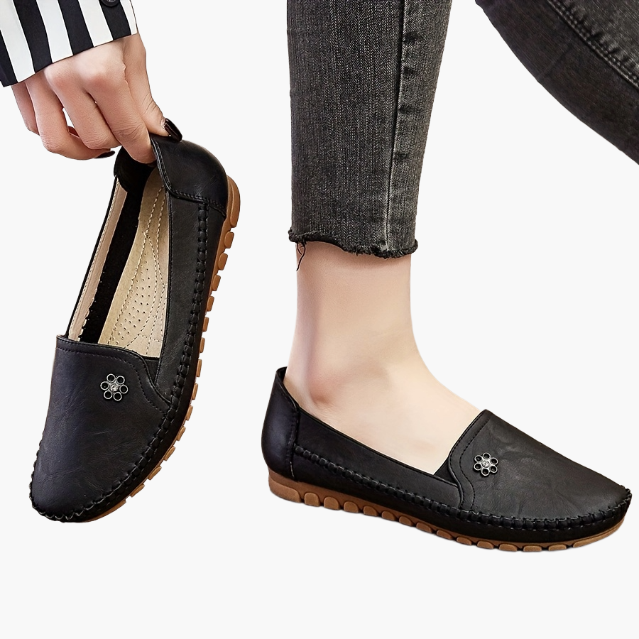 Mocassins décontractés pour femme style penny loafer confort quotidien