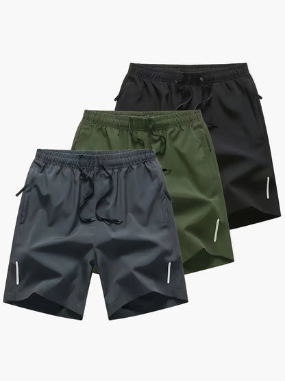 Avslappnade sportshorts för herr – modern och mångsidig stil