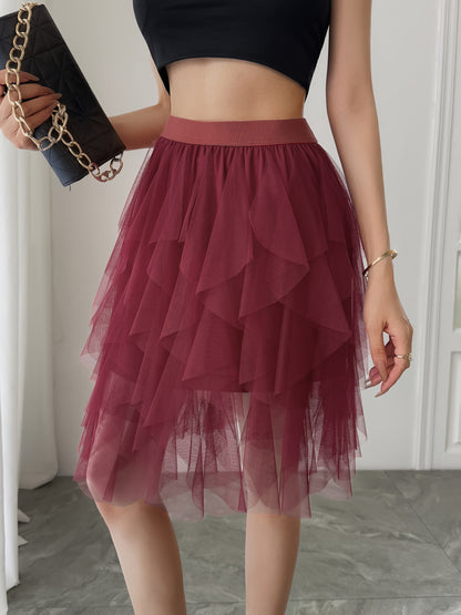 Eleganter Damen-Tutu-Rock im Tänzerinnen-Stil für festliche oder alltägliche Outfits