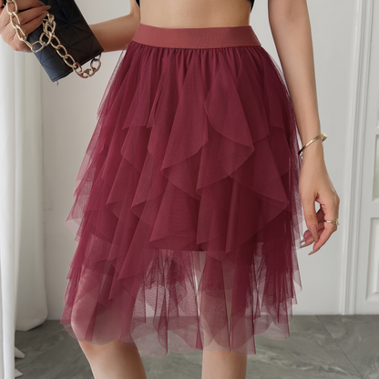 Eleganter Damen-Tutu-Rock im Tänzerinnen-Stil für festliche oder alltägliche Outfits