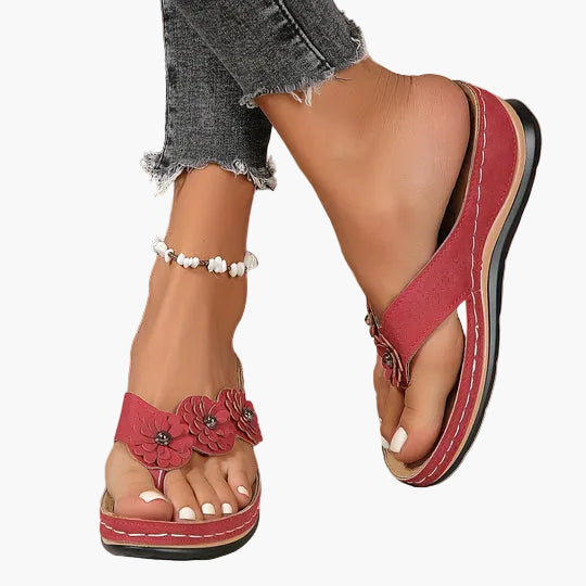 Sandales compensées pour femme style bohème confort quotidien