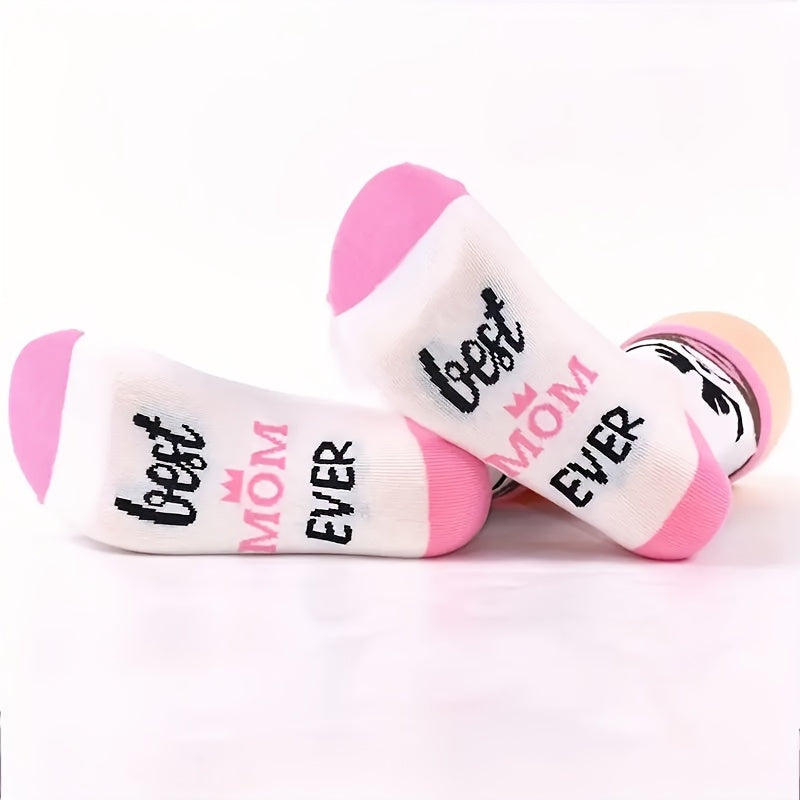 Women's novelty socks - Best Mom in the World - Original Mother's Day gift