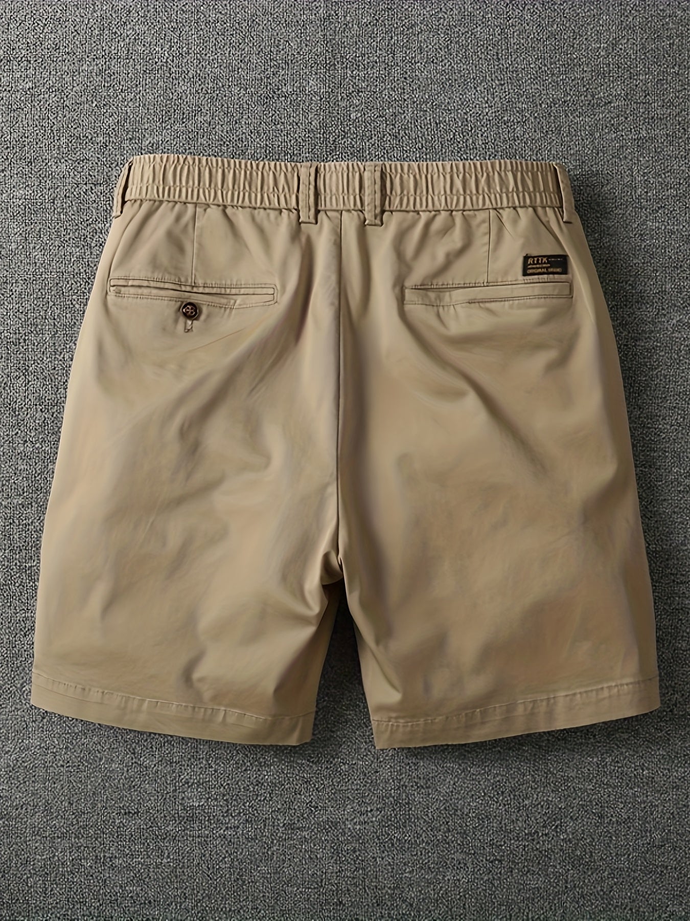Shorts décontractés pour homme à taille élastique avec poches – Style urbain et polyvalent