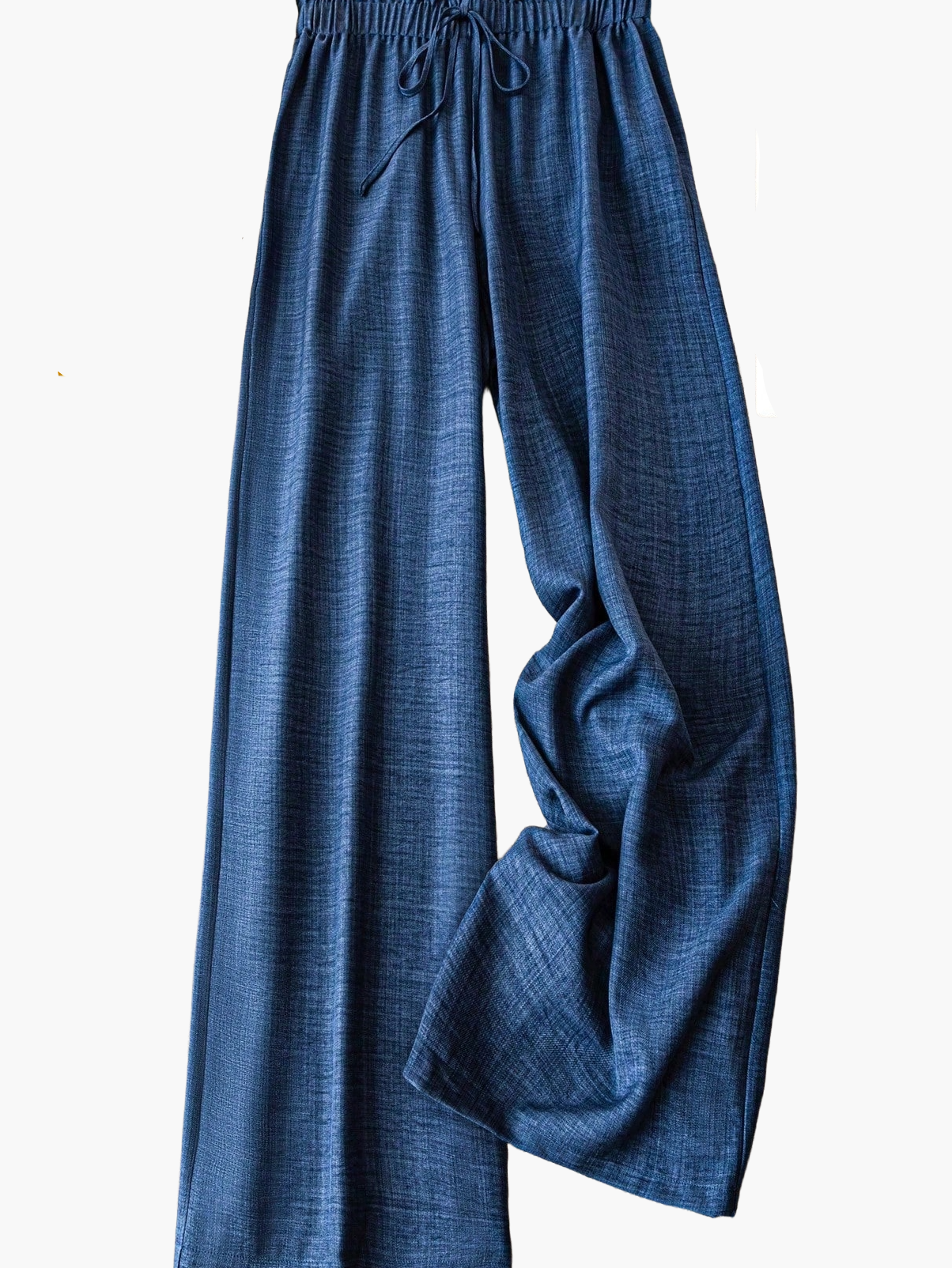 Pantalon large femme style décontracté à taille élastique – Idéal printemps et été