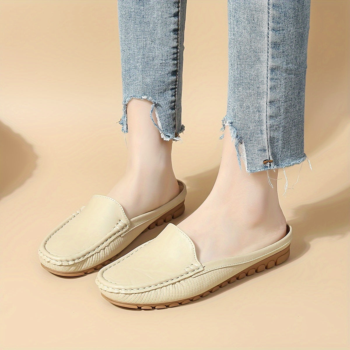 Casual mocassins dames preppy stijl voor dagelijks gebruik