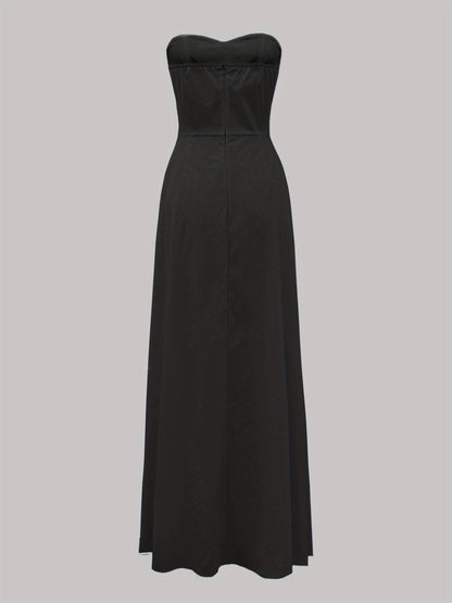 Abito da sera elegante donna bustier stile principessa per occasioni speciali