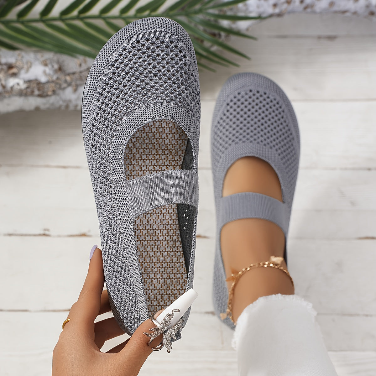 Chaussures Mary Jane Femme Confortables et Respirantes pour la Marche Quotidienne