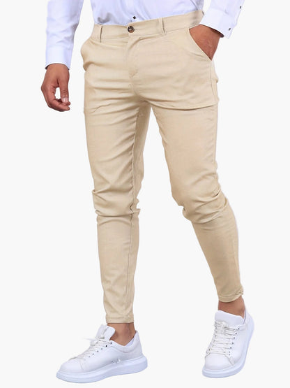 Elegante Slim-Fit-Hose für Herren für Geschäft und Büro – Moderner, figurbetonter Stil