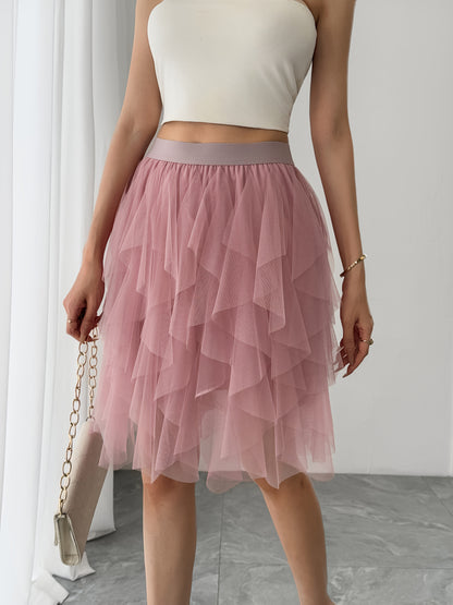Eleganter Damen-Tutu-Rock im Tänzerinnen-Stil für festliche oder alltägliche Outfits