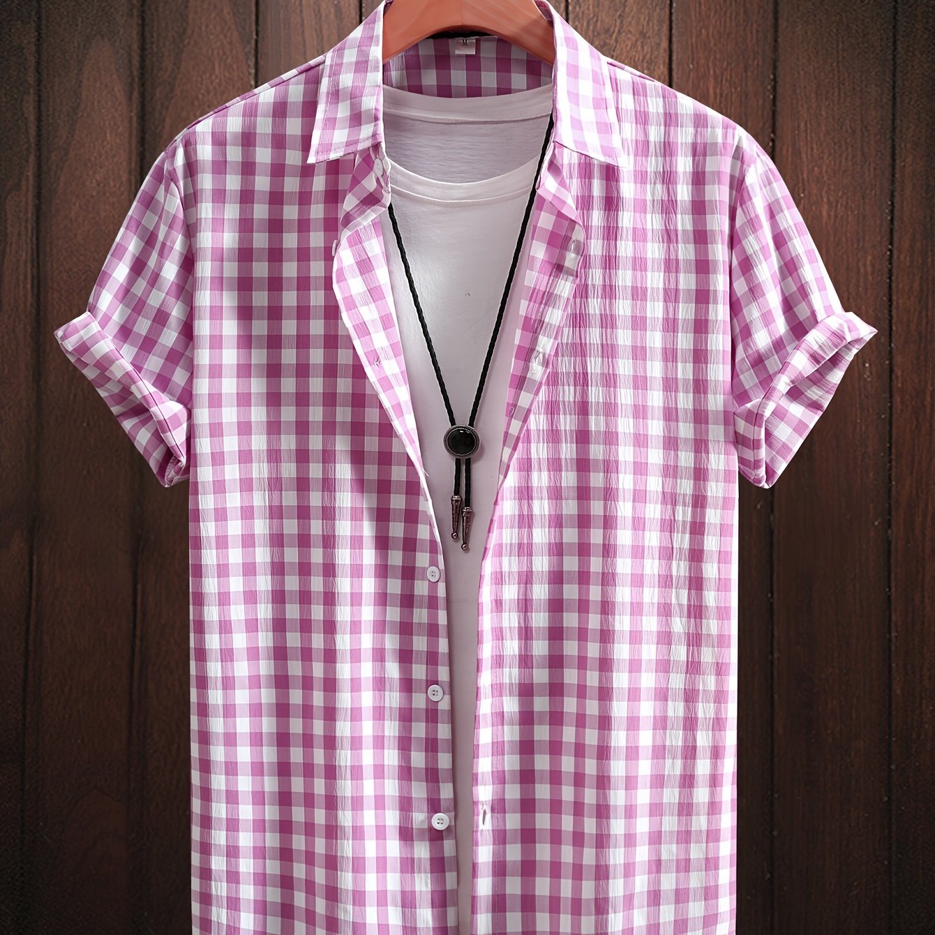 Chemise Décontractée à Carreaux pour Homme Style Urbain Polyvalent