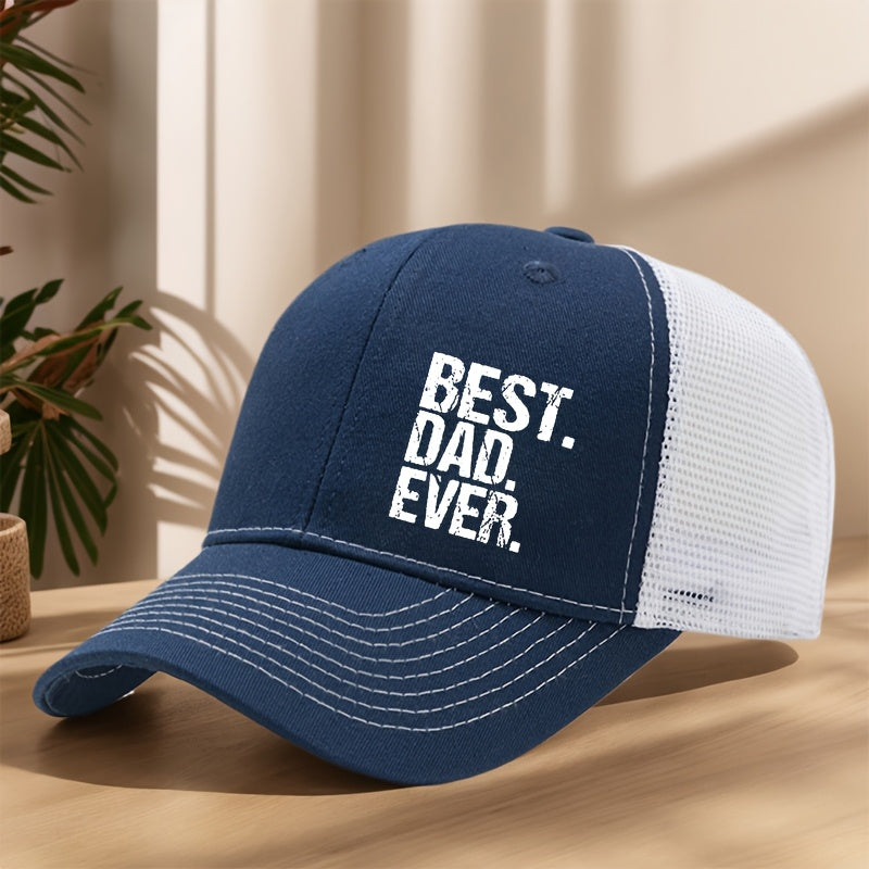 Casquette style trucker pour homme - Meilleur Papa - Accessoire décontracté fête des pères