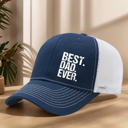 Casquette style trucker pour homme - Meilleur Papa - Accessoire décontracté fête des pères