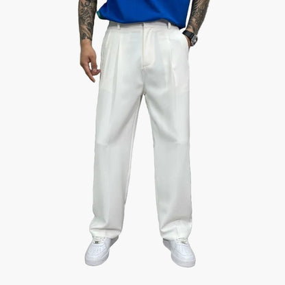 Pantalon large homme style urbain élégant – Coupe ample tendance pour look moderne