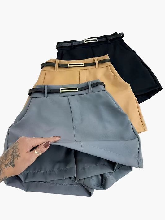 Jupe-short tailleur élégante femme style urbain pour bureau et loisirs