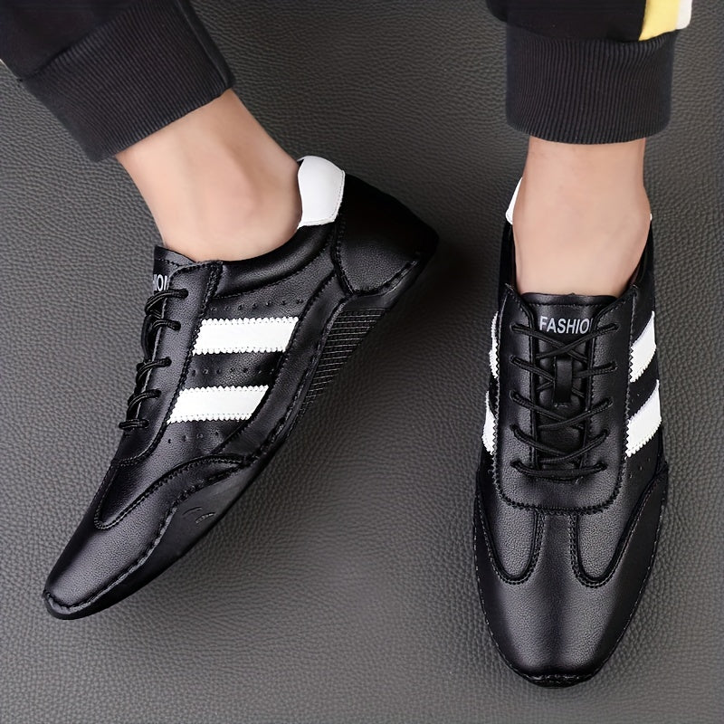 Sneakers décontractées homme style urbain à lacets pour loisirs et ville