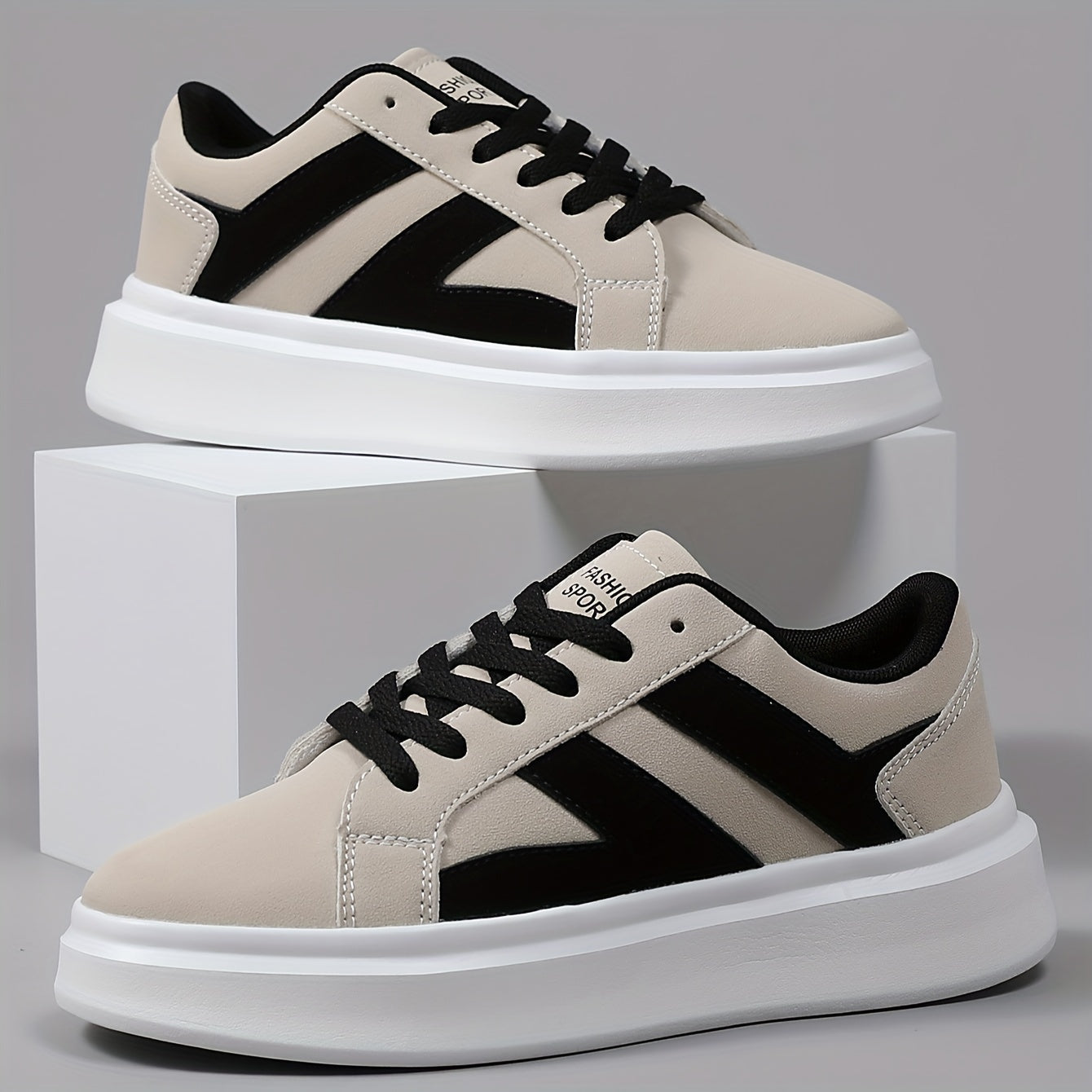 Herresneakers i moderne urban stil til fritid og bybrug
