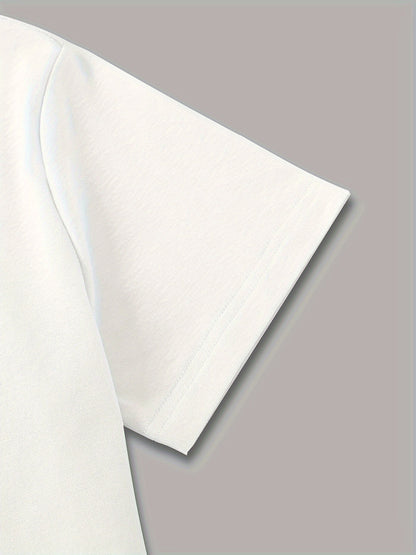 T-shirt Femme Style Décontracté Imprimé Cœur Volant pour Look Estival et Moderne