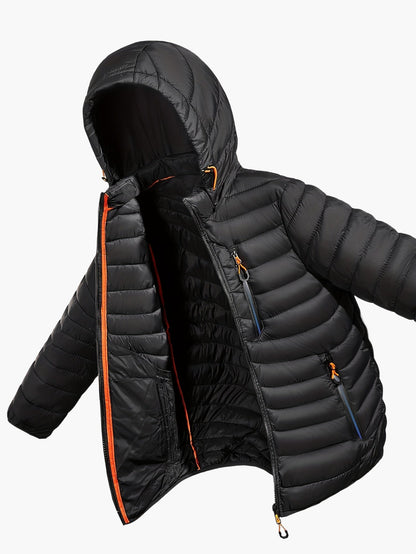 Men's Quilted Jacket Urban Style Versatile for Outdoor Activities