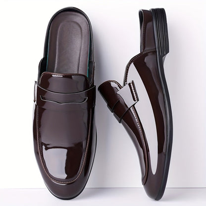 Open heren mocassins in moderne formele stijl voor kantoor en elegante evenementen