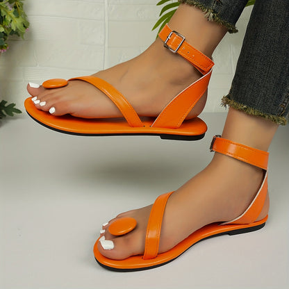 Sandales estivales pour femme à bout rond avec bride cheville – style moderne et original