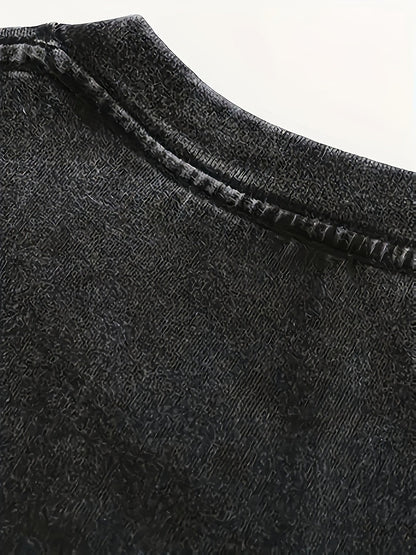 T-shirt imprimé décontracté pour homme style urbain streetwear - usage quotidien