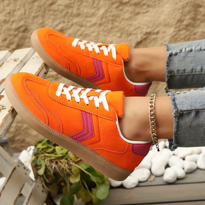 Baskets décontractées pour femme style rétro urbain