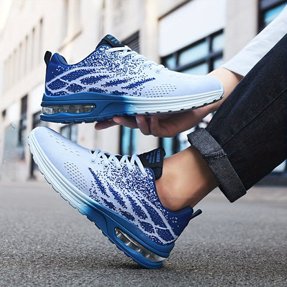 Men's Fashion Casual Lace-up Breathable Knit Sneakers