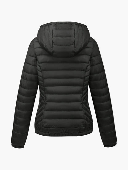 Women's Hooded Down Jacket Versatile Urban Style