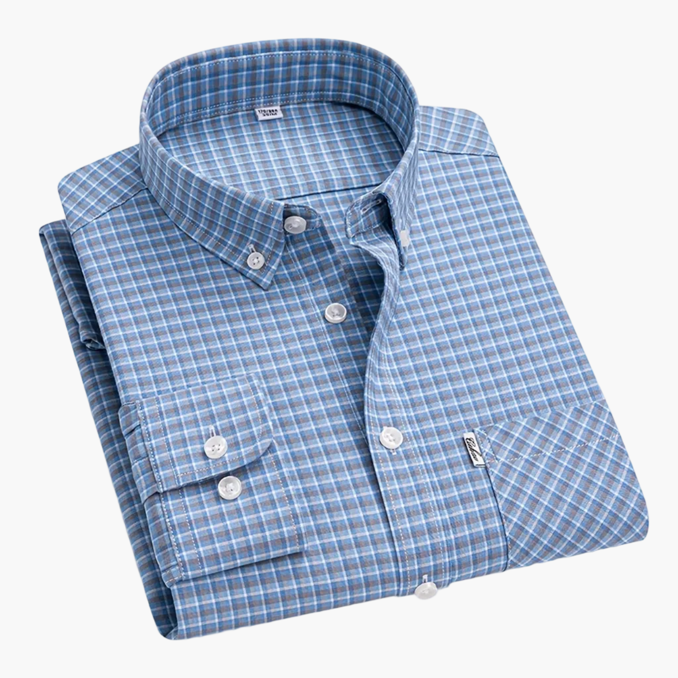 Chemise décontractée à carreaux pour homme, style week-end, manches longues, coupe régulière