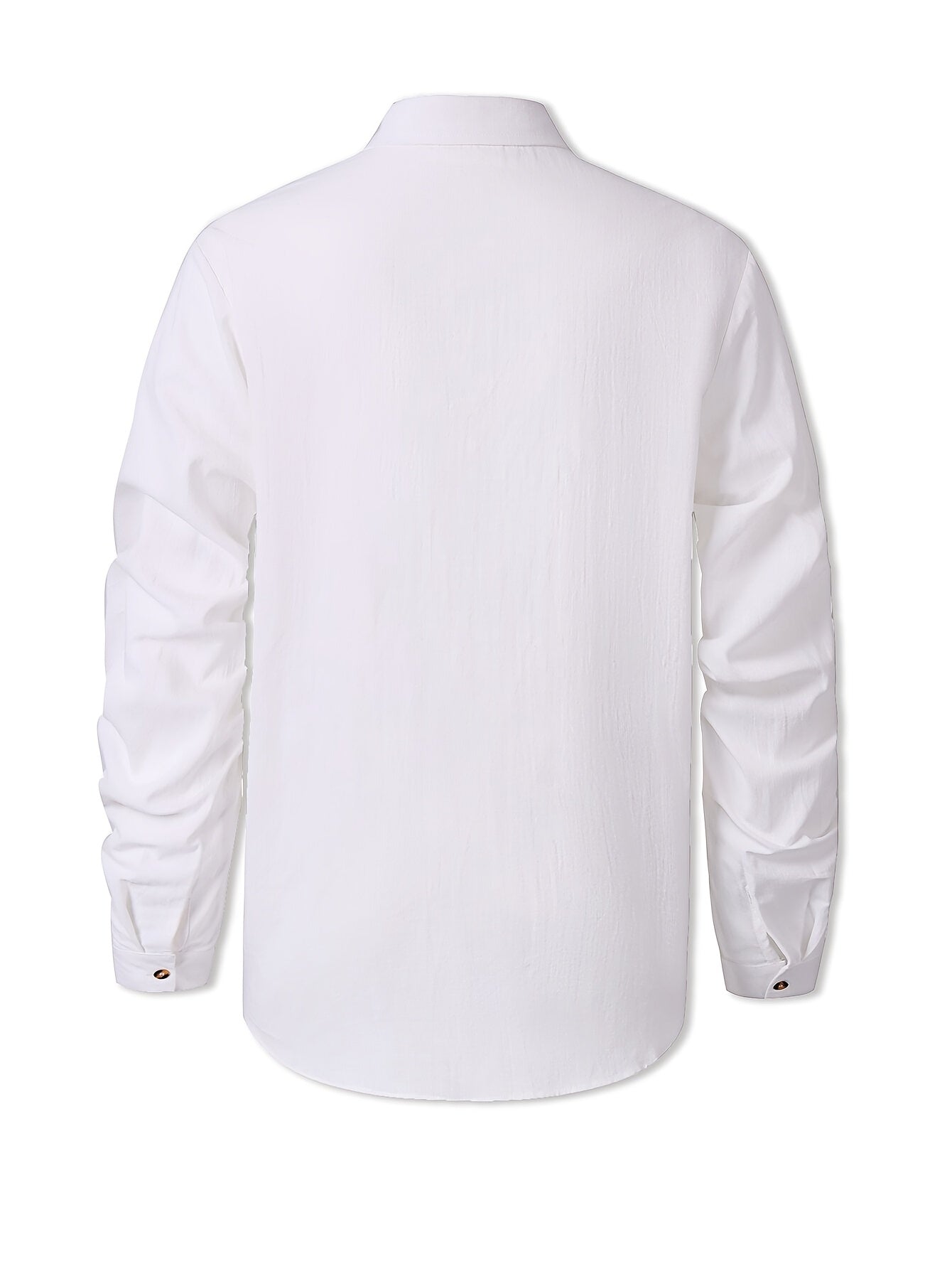 Chemise décontractée à manches longues pour homme style week-end élégant