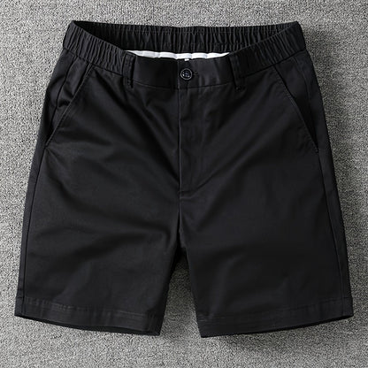 Shorts décontractés pour homme à taille élastique avec poches – Style urbain et polyvalent