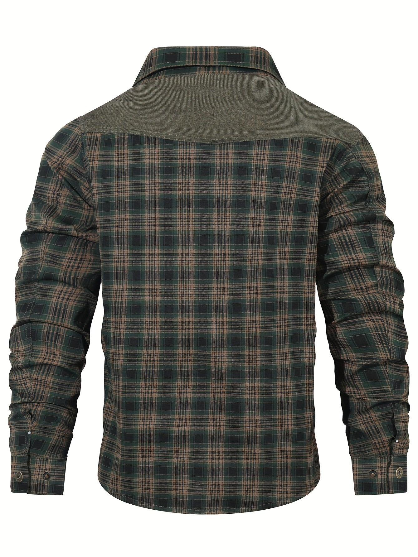 Lässiges Herrenhemd im Outdoor-Karohemd-Stil