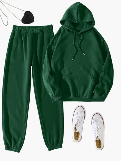 Ensemble Survêtement Femme Style Décontracté Idéal pour l'Automne et l'Hiver