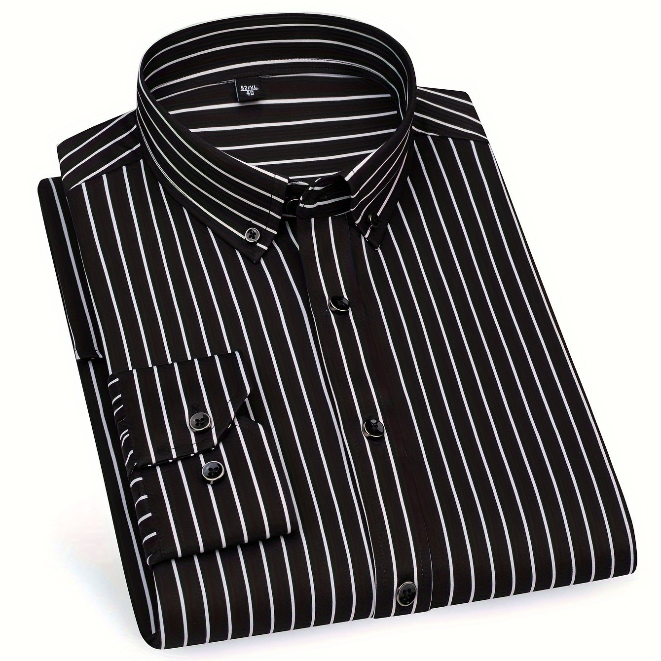 Chemise à rayures style décontracté pour homme – Idéale pour sorties et occasions décontractées