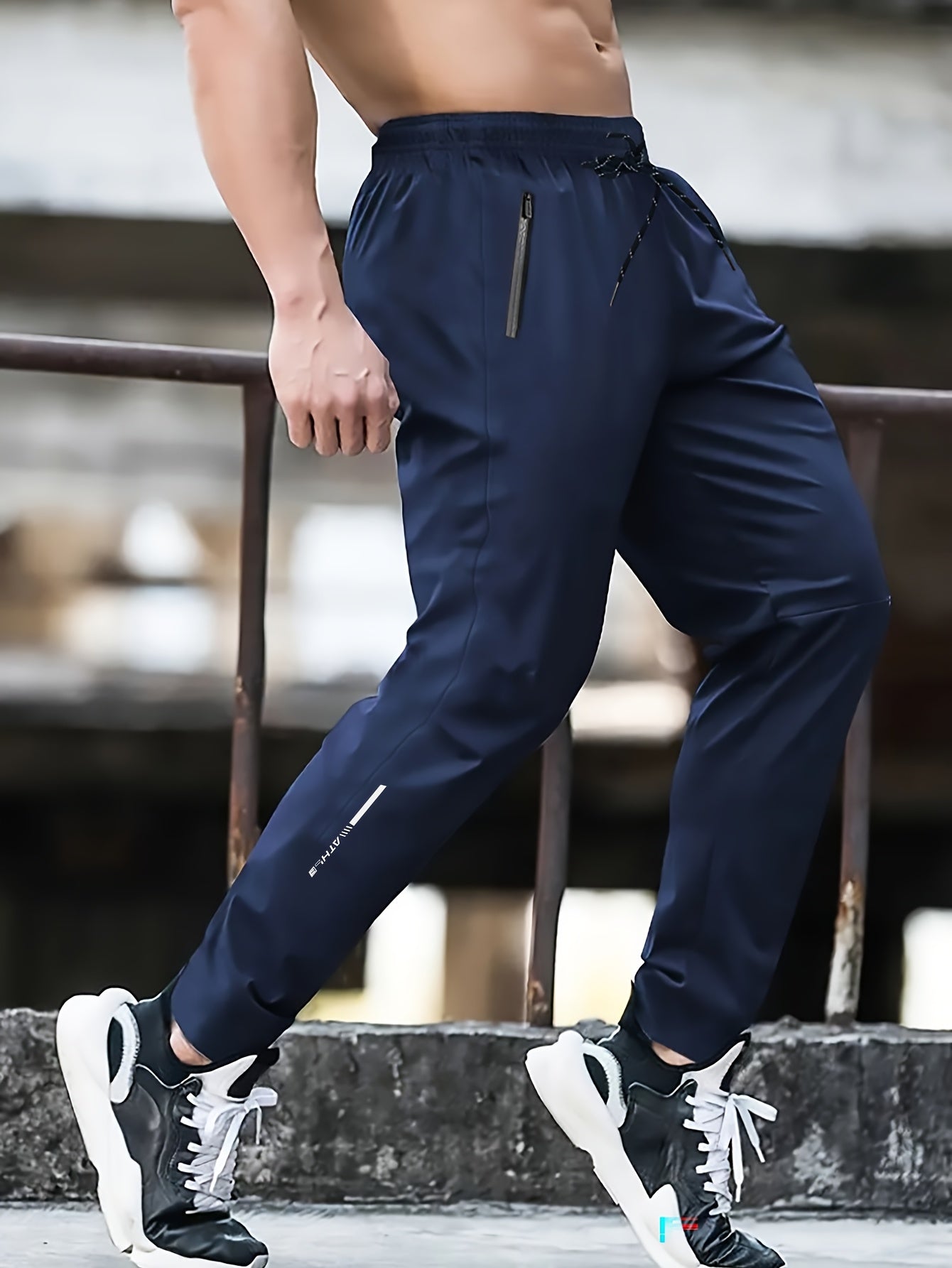 Lässige Jogginghose für Herren in großen Größen, sportlicher Stil  