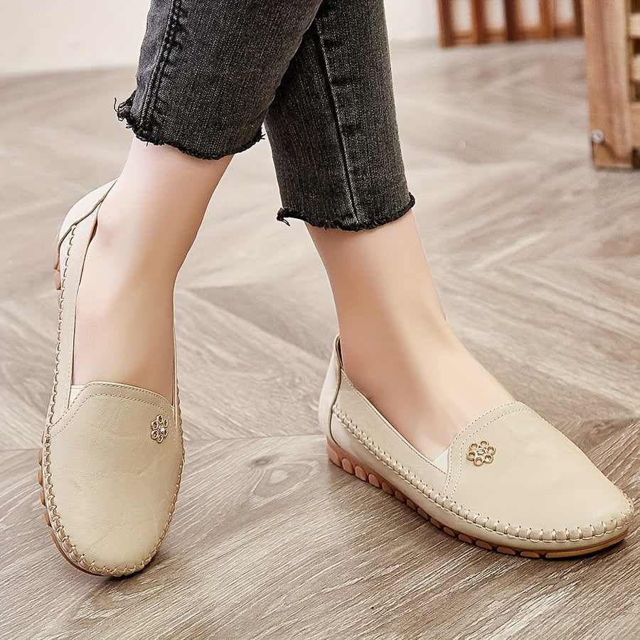 Mocassins décontractés pour femme style penny loafer confort quotidien