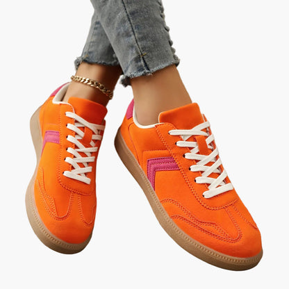 Baskets décontractées pour femme style rétro urbain