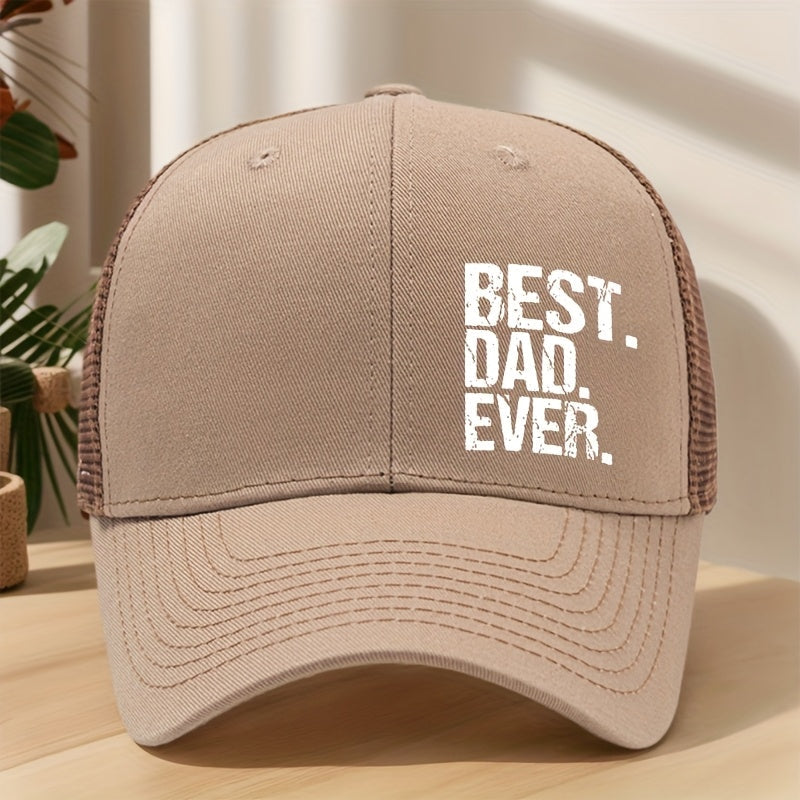 Casquette style trucker pour homme - Meilleur Papa - Accessoire décontracté fête des pères