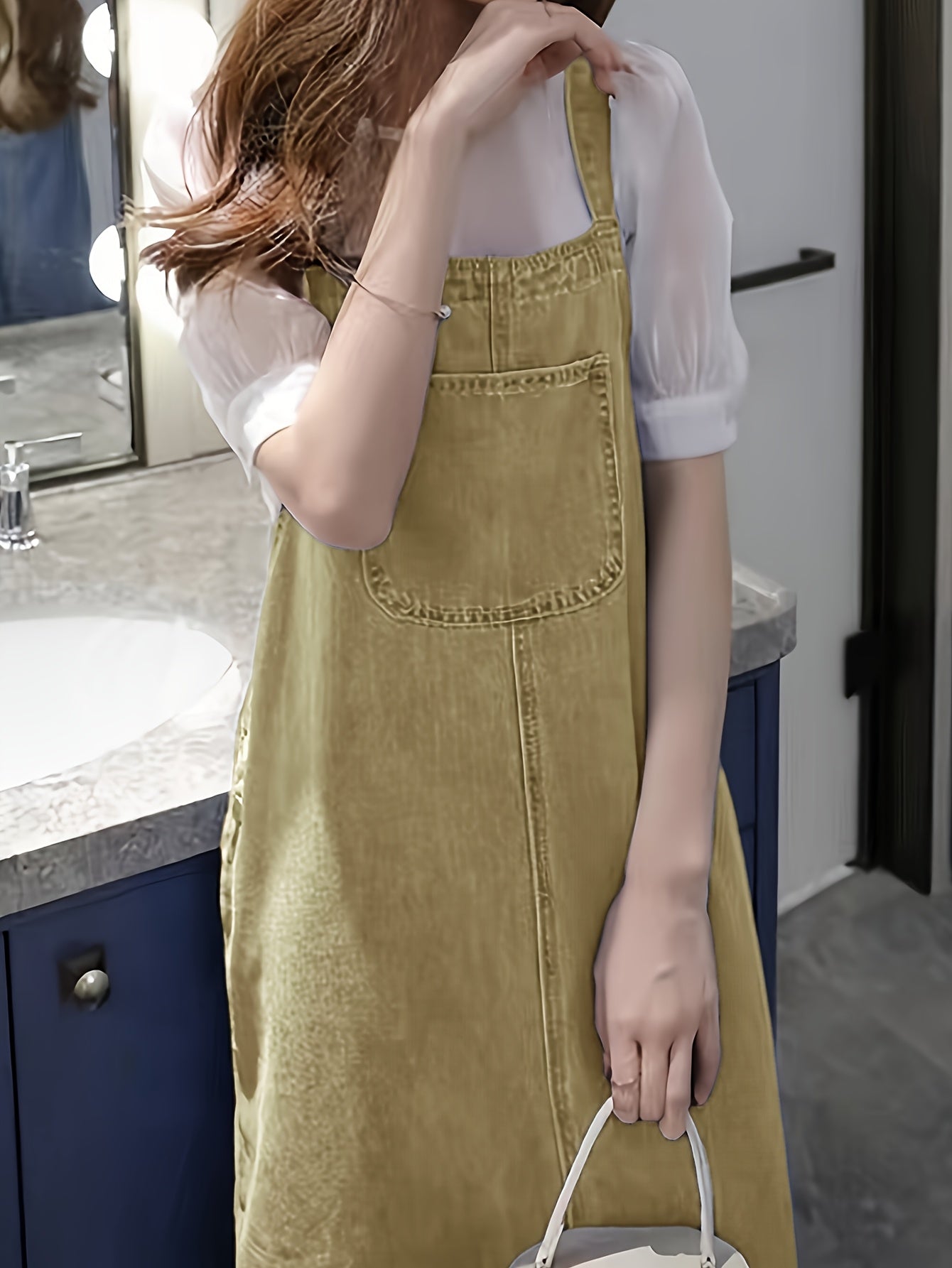 Casual overall dress for women, modern style for daily wear
