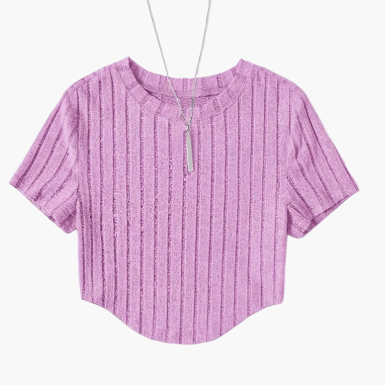 T-shirt Femme Style Décontracté à Manches Courtes Col Rond – Idéal pour l'Été et les Loisirs