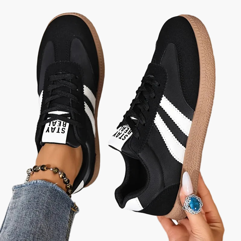 Baskets décontractées pour femme style rétro – Sneakers urbaines tendance