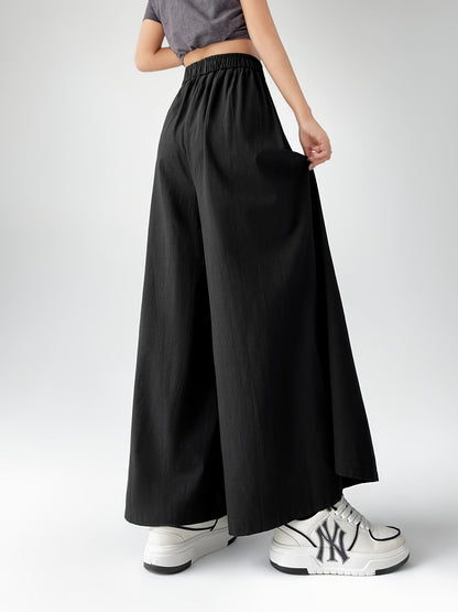 Wide-leg culotte-style pants for women, loose fit, casual trendy style