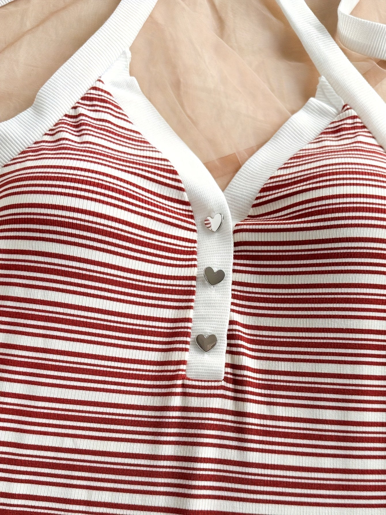 Mono corto de verano para mujer estilo retro chic a rayas para ocio y playa