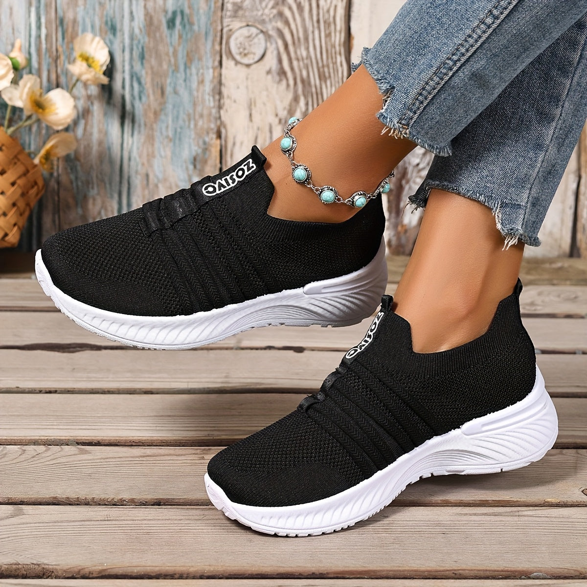 Zapatillas Slip-On Casual para Mujer Estilo Deportivo Urbano